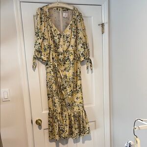 Floral Yellow Dress